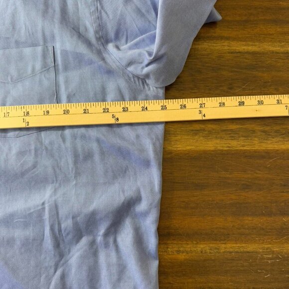 Todd Snyder Long Sleeve Button Up Shirt Blue XL - Picture 4 of 5